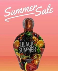 تصویر لوسیون سولاریوم ادهاردی مدل Black Summer حجم 400 میل Ed hardy Black Summer