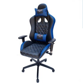 تصویر صندلی گیمینگ مدل شطرنجی 