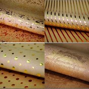 تصویر کاغذ کادو کرافت طلاکوب 