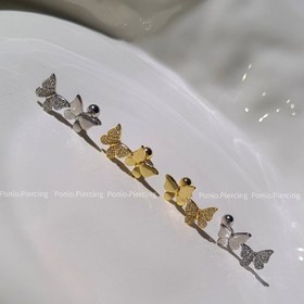 تصویر پیرسینگ دو پروانه 