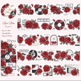 تصویر واشی Rose note 