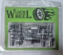 تصویر پیچ ضد سرقت چرخ خودرو پژو مدل واشر دار 