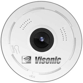 تصویر دوربین بی سیم تحت شبکه Visonic مدل سقفی 