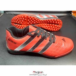 تصویر کفش فوتبال چمن مصنوعی استوک ریز آدیداس پردیتور قرمز ADIDAS PREDATOR کد VM468 