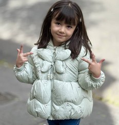 تصویر کاپشن وارداتی دخترانه طرح فانتزی - سایز 