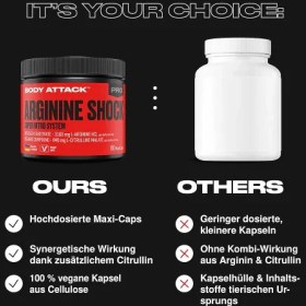 تصویر ال آرژنین بادی اتک BODY ATTACK L ARGININE