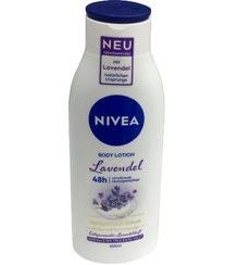 تصویر لوسیون بدن نیوا آلمان مرطوب کننده 48 ساعته با رایحه اسطوخودوس 400 میلی NIVEA body lotion lavender 48h pampering moisturizing care 