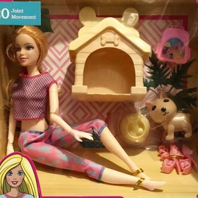 تصویر باربی با خانه سگ کد 1850 