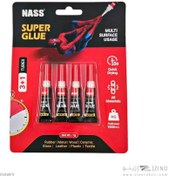 تصویر چسب قطره ای(فوری)3گرمی بلیستر3عددی ناس- یک جعبه 20 تایی 