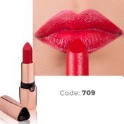 تصویر رژلب جامد لابلاجیوانی شماره 709 قرمز گوجه ای روشن ا labelle givani lipstick code:709 labelle givani lipstick code:709