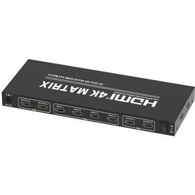 تصویر ماتریکس 4 در 4 HDMI تی سی تی 