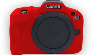 تصویر کاور سیلیکونی Canon EOS R100 (قرمز) 