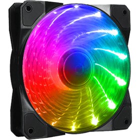 تصویر فن کیس گیم مکس FN 12Rainbow M GAMEMAX FN-12Rainbow-M 120mm ARGB Case Fan