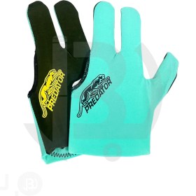 تصویر دستکش بیلیارد رنگبندی طرح پردیتور مدل DB20 Color Billiard gloves model DB20