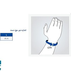 تصویر مچ کف بند نئوپرنی شست دار پاک سمن ا Paksaman Neoprene Wrist and Thumb Support Paksaman Neoprene Wrist and Thumb Support