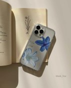 تصویر قاب لیلیوم آبي مدل های آیفون 