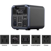 تصویر پاور استیشن قابل حمل ۶۰۰ وات | برق اضطراری 