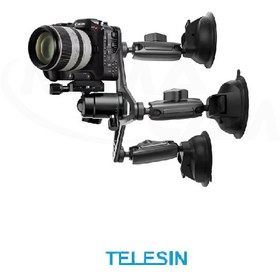 تصویر ساکشن فلزی سه تایی تلسین - Three-Arm Suction Mount TELESIN Three-Arm Suction Mount