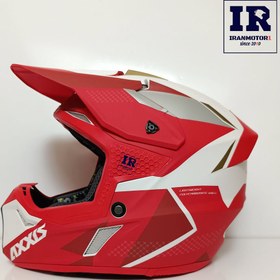 تصویر کلاه کاسکت کراسی اکسیس WOLF-RED | AXXIS Axis motocross helmet WOLF-RED | AXXIS