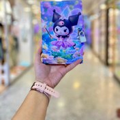 تصویر دفتر خاطرات قفل دار با طرح کرومی - طرح سه 