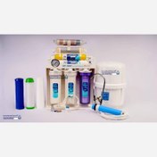 تصویر دستگاه تصفیه آب سافت واتر 8فیلتره با ممبران 13لایه و فیلتر اکسیژن ساز و قلیایی تسویه تصویه تسفیه آب خانگی 