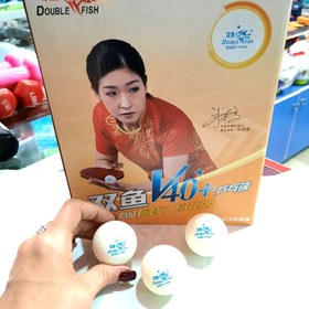 تصویر توپ پینگ پنگ تک ستاره دبل فیش 