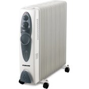 تصویر شوفاژ برقی نیکای مدل NOH944A ۱۳ پر فن دار 