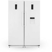 تصویر یخچال فریزر دوقلو دیپوینت مدل D4e Depoint dual refrigerator-freezer model D4e