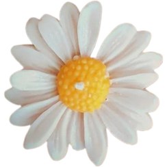 تصویر شمع بابونه یا مارگریت - نارنجی 