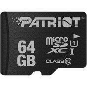 تصویر کارت حافظه‌ microSDXC پاتریوت استاندارد UHS-1 مدل LX Series ظرفیت 64 گیگابایت ا Patriot Memory Card LX Series microSDXC UHS-I U1 - 64GB Patriot Memory Card LX Series microSDXC UHS-I U1 - 64GB