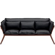 تصویر مبل سه نفره پايه چوبی نظری مدل استی (ارسال از 30 روز کاری) 