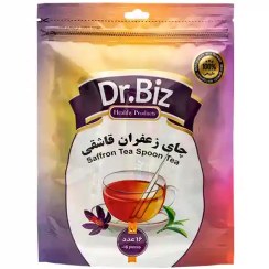 تصویر دمنوش چای سیاه زعفرانی قاشقی 16عددی دکتر بیز Biz