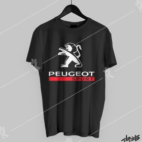 تصویر تیشرت نخ پنبه لوگو پژو Peugeot Sport 