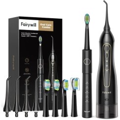 تصویر مسواک و واترجت Fairywill E11+F5020E Electric-Toothbrush-Fairy-will-Model-E11+F5020E