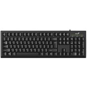 تصویر کیبورد باسیم جنیوس مدل Smart KB-100 با حروف فارسی 