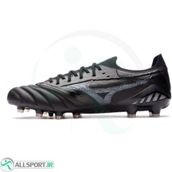 تصویر کفش فوتبال میزانو مورلیا طرح اصلی Mizuno Morelia Neo III Beta Elite FG Black 