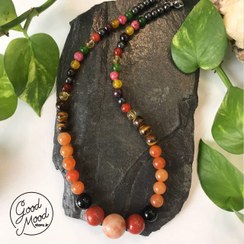 تصویر گردنبند سنگی تخصصی چاکرای اول و دوم The Root Chakra & The Sacral Chakra Necklaces