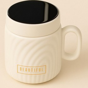 تصویر ماگ درب دار شیار دار 