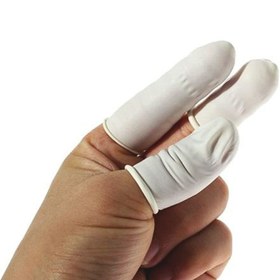 تصویر دستکش انگشتی لاتکس ضد الکتریسیته ساکن (بسته دو عددی) Latex Anti Static Finger Cover 