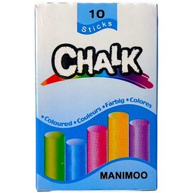 تصویر بسته 10 عددی گچ رنگی تخته مانیمو 