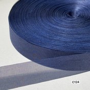 تصویر نوار گان سرمه ای 3 سانت کیلویی 