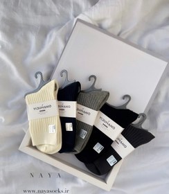 تصویر جوراب نیم ساق کبریتی(کد:۷۶۳) 