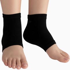 تصویر جوراب ضد ترک پا سیلیکونی برند باپوف ( رنگ مشکی) 