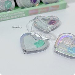 تصویر هایلایتر قلبی پینترستی - سفید سبز 