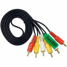 تصویر کابل 3 به 3 RCA دیتالایف طول 1.5 متر 