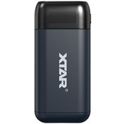 تصویر شارژر باتری و پاوربانک فست هوشمند اکستار XTAR Intelligent PB2SL XTAR PB2SL Type-C Dual-role Smart Fast Battery Charger and Power Bank