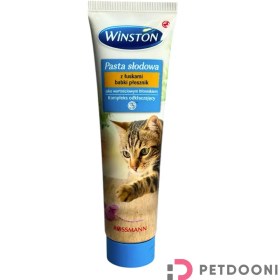 تصویر خمیر مالت گربه وینستون وزن 100 گرم Winston cat malt w100 grams