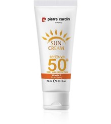 تصویر ضدآفتاب ویتامین ای 75میل SPF50 پیرکاردین SUN CREAM SPF50 75 ML Pierre cardin