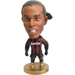 تصویر اکشن فیگور ساکروی رونالدینو میلان کد 01 Ronaldinho Milan SoccerWe Figure