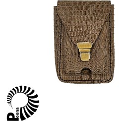 تصویر جاسیگاری چرم مدل چیستا طرح کروکدیل 